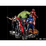 THE INFINITY SAGA HAWKEYE BATTLE OF NY BDS ART SCALE 1/10 STATUA FIGURE IRON STUDIOS