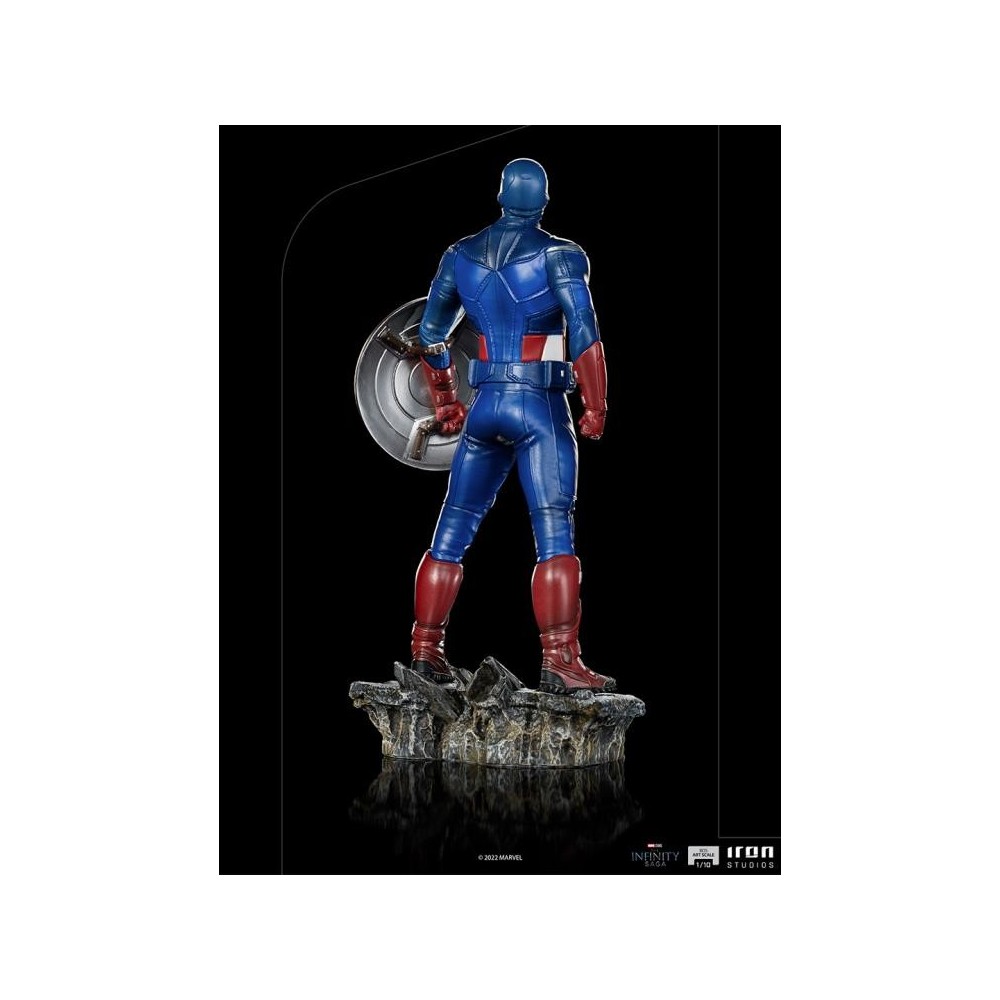 THE INFINITY SAGA CAPTAIN AMERICA BATTLE OF NY BDS ART SCALE 1/10 STATUA FIGURE IRON STUDIOS