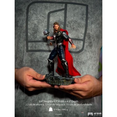 THE INFINITY SAGA THOR BATTLE OF NY BDS ART SCALE 1/10 STATUA FIGURE IRON STUDIOS