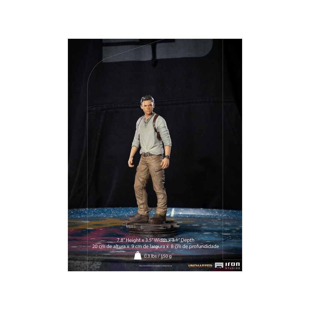 IRON STUDIOS UNCHARTED NATHAN DRAKE BDS ART SCALE 1/10 STATUE FIGURE