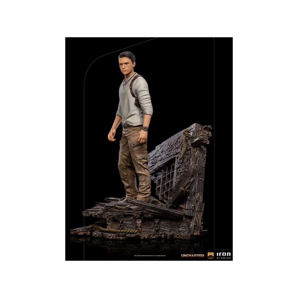 IRON STUDIOS UNCHARTED NATHAN DRAKE BDS ART SCALE DELUXE 1/10 STATUE FIGURE