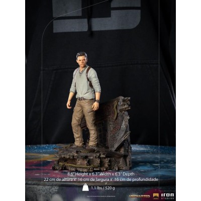 IRON STUDIOS UNCHARTED NATHAN DRAKE BDS ART SCALE DELUXE 1/10 STATUE FIGURE