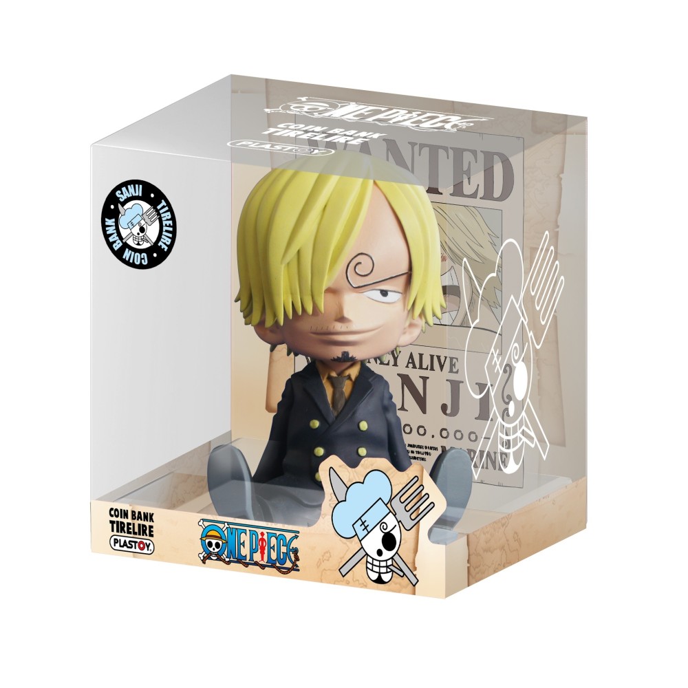 ONE PIECE SANJI COIN BANK SALVADANAIO PLASTOY