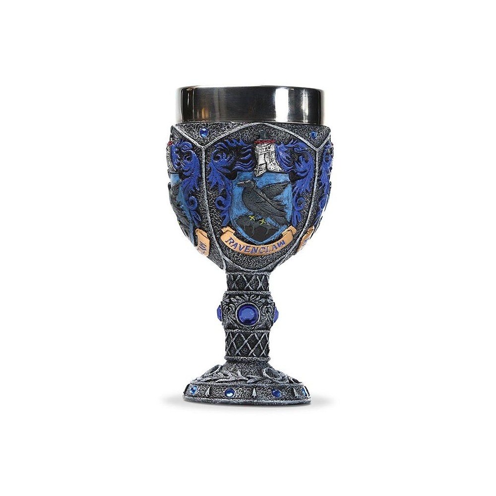 ENESCO HARRY POTTER CORVONERO RAVENCLAW LOGO GOBLET RESIN