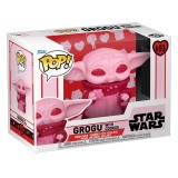 FUNKO POP! VALENTINE STAR WARS THE MANDALORIAN GROGU WITH COOKIES BOBBLE HEAD KNOCKER FIGURE FUNKO