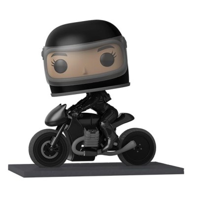 FUNKO FUNKO POP! RIDES THE BATMAN - SELINA KYLE ON MOTORCYCLE DELUXE BOBBLE HEAD FIGURE