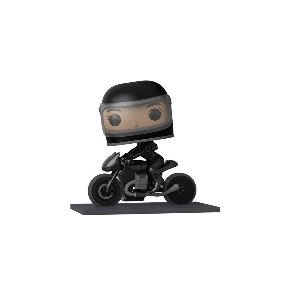 FUNKO FUNKO POP! RIDES THE BATMAN - SELINA KYLE ON MOTORCYCLE DELUXE BOBBLE HEAD FIGURE