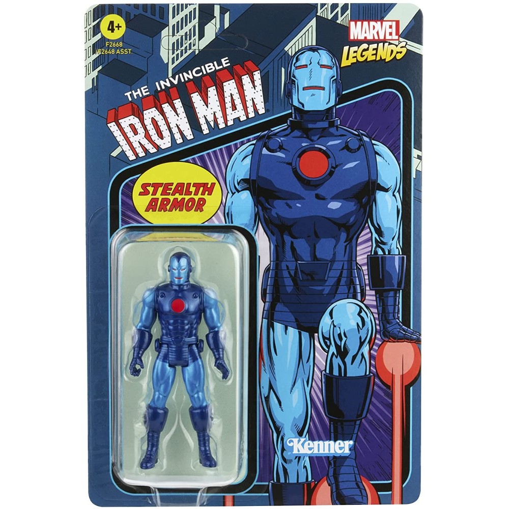 MARVEL LEGENDS RETRO COLLECTION STEALTH SUIT IRON MAN ACTION FIGURE HASBRO
