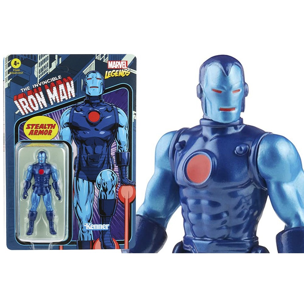 MARVEL LEGENDS RETRO COLLECTION STEALTH SUIT IRON MAN ACTION FIGURE HASBRO