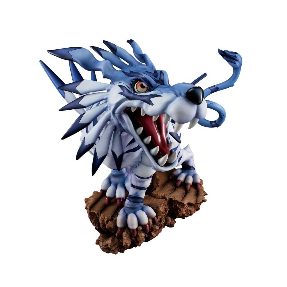 DIGIMON ADVENTURE GARURUMON BATTLE GEM STATUA FIGURE MEGAHOUSE