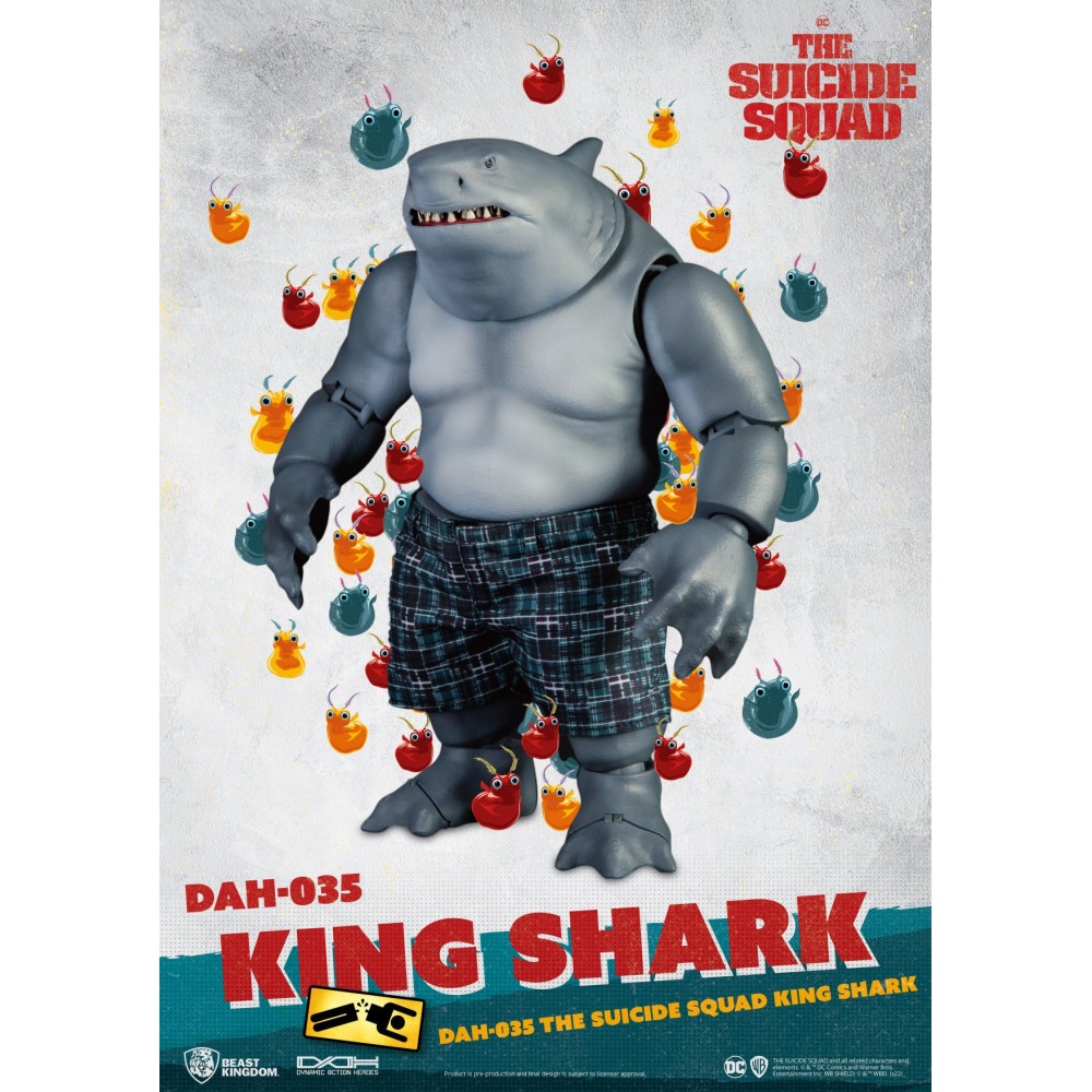 BEAST KINGDOM THE SUICIDE SQUAD KING SHARK DAH-035 ACTION FIGURE