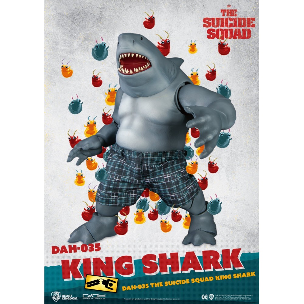 BEAST KINGDOM THE SUICIDE SQUAD KING SHARK DAH-035 ACTION FIGURE