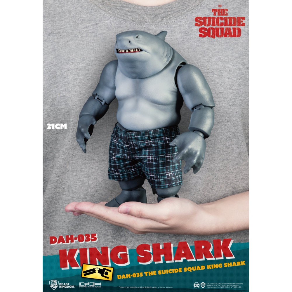 BEAST KINGDOM THE SUICIDE SQUAD KING SHARK DAH-035 ACTION FIGURE