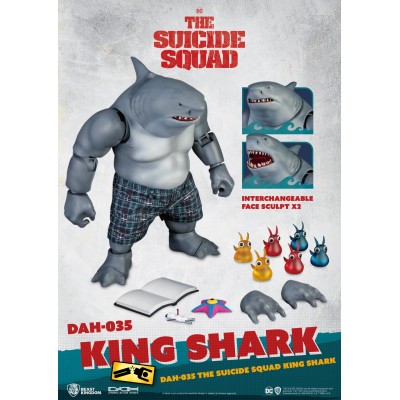 BEAST KINGDOM THE SUICIDE SQUAD KING SHARK DAH-035 ACTION FIGURE