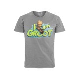 T SHIRT GUARDIANS OF THE GALAXY I AM GROOT GREY