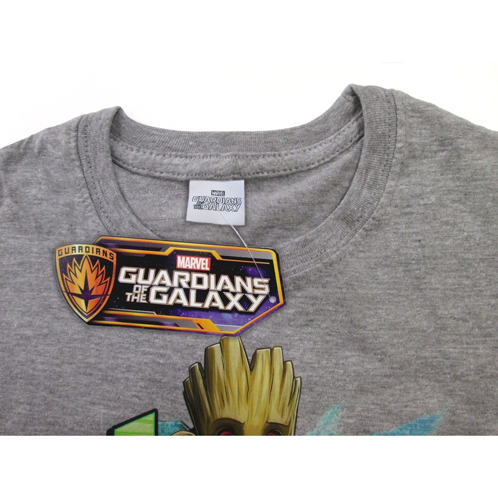 MAGLIA T SHIRT GUARDIANI DELLA GALASSIA I AM GROOT GRIGIA
