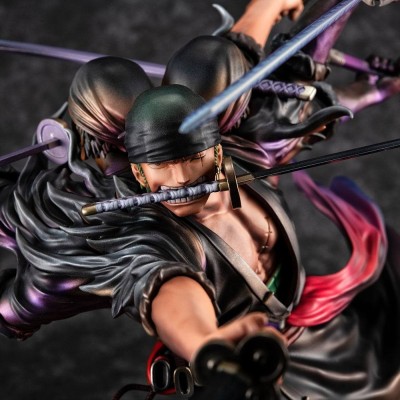 ONE PIECE EXCELLENT MODEL P.O.P. ZORO DEMON SPIRIT ASURA STATUA FIGURE MEGAHOUSE