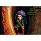 GOOD SMILE COMPANY DEMON SLAYER TANJIRO KAMADO HINOKAMI KAGURA DANCE 36CM STATUE FIGURE