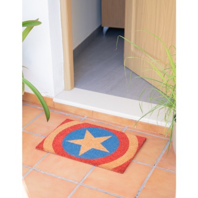MARVEL CAPITAN AMERICA SCUDO DOORMAT ZERBINO 40X60CM GRUPO ERIK