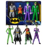 BATMAN ROBIN THE JOKER THE RIDDLER 30CM ACTION FIGURES SPIN MASTER