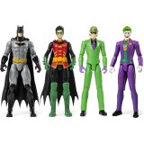 BATMAN ROBIN THE JOKER THE RIDDLER 30CM ACTION FIGURES SPIN MASTER