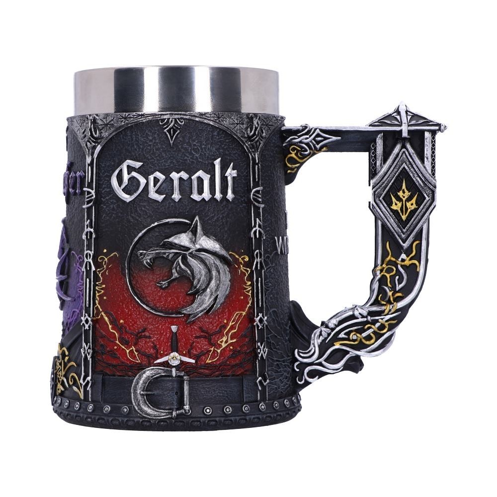 THE WITCHER TRINITY TANKARD BOCCALE RESINA NEMESIS NOW