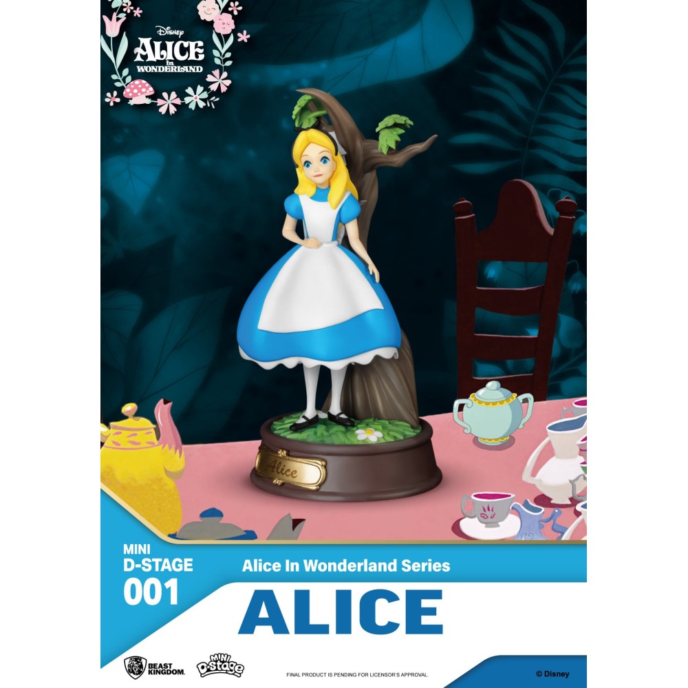 MINI D-STAGE ALICE IN WONDERLAND STATUA FIGURE BEAST KINGDOM