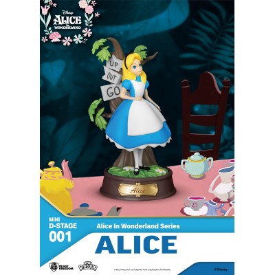 BEAST KINGDOM MINI D-STAGE ALICE IN WONDERLAND STATUE FIGURE