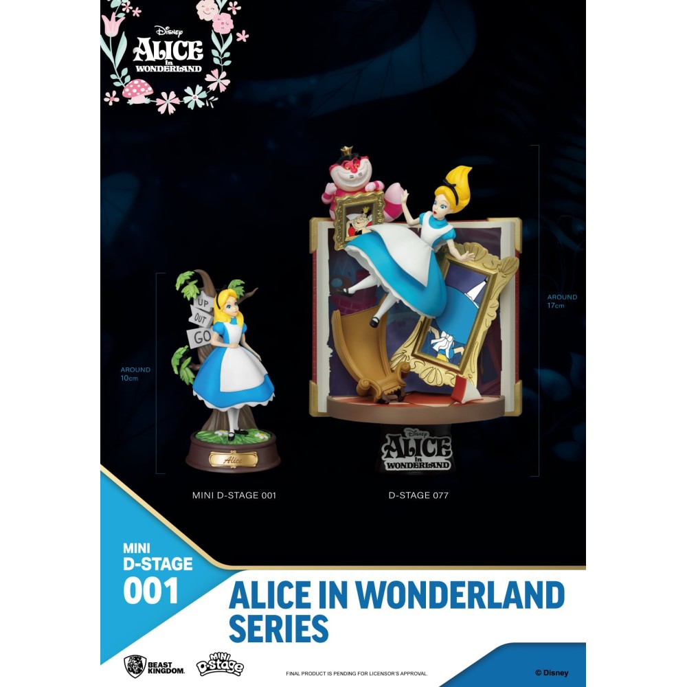 MINI D-STAGE ALICE IN WONDERLAND STATUA FIGURE BEAST KINGDOM