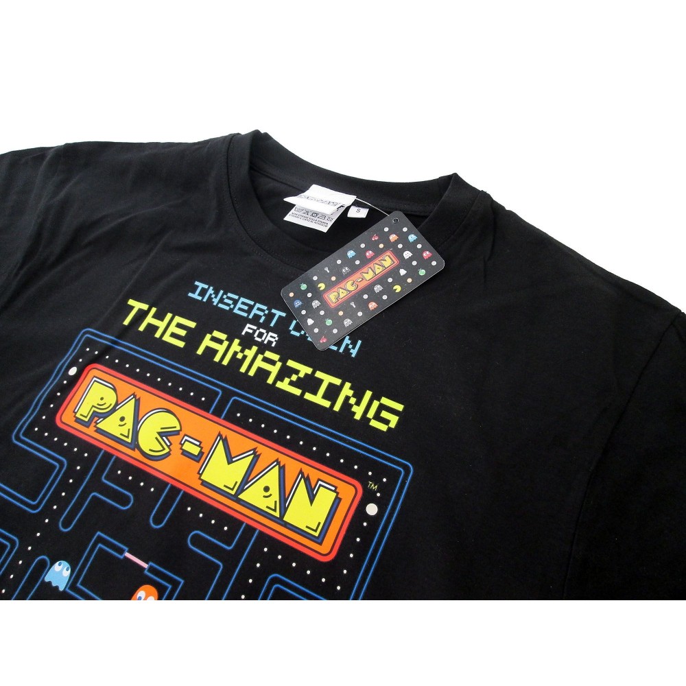 MAGLIA T SHIRT PAC-MAN SCHERMATA GIOCO