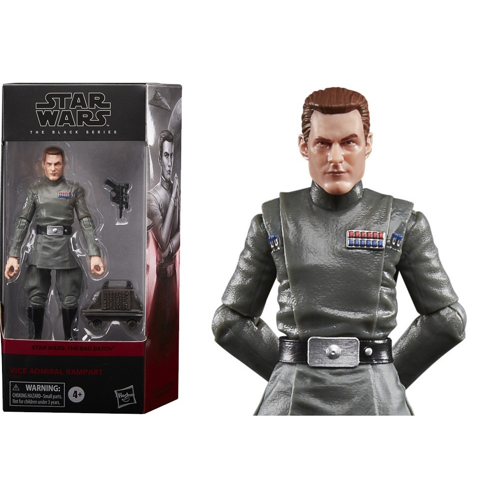 STAR WARS THE BLACK SERIES THE BAD BATCH VICE ADMIRAL RAMPART ACTION FIGURE HASBRO