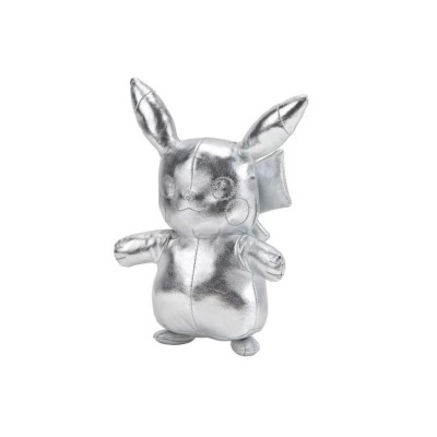 POKEMON PIKACHU SILVER VERSION 20CM PUPAZZO PELUCHE PLUSH FIGURE BOTI
