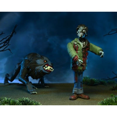 AN AMERICAN WEREWOLF IN LONDON JACK AND WOLF 2-PACK TOONY TERRORS ACTION FIGURES NECA