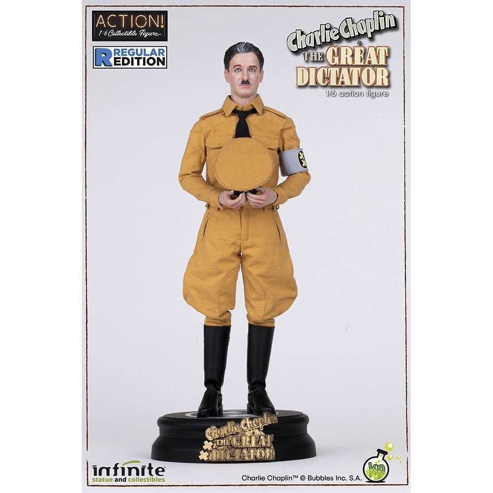 CHARLIE CHAPLIN THE GREAT DICTATOR REGULAR COLLECTIBLE ACTION FIGURE INFINITE STATUE