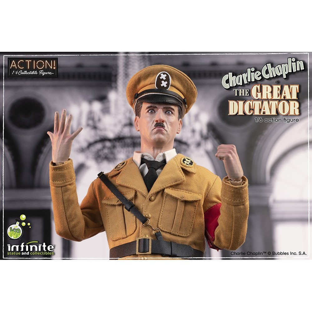 CHARLIE CHAPLIN THE GREAT DICTATOR REGULAR COLLECTIBLE ACTION FIGURE INFINITE STATUE