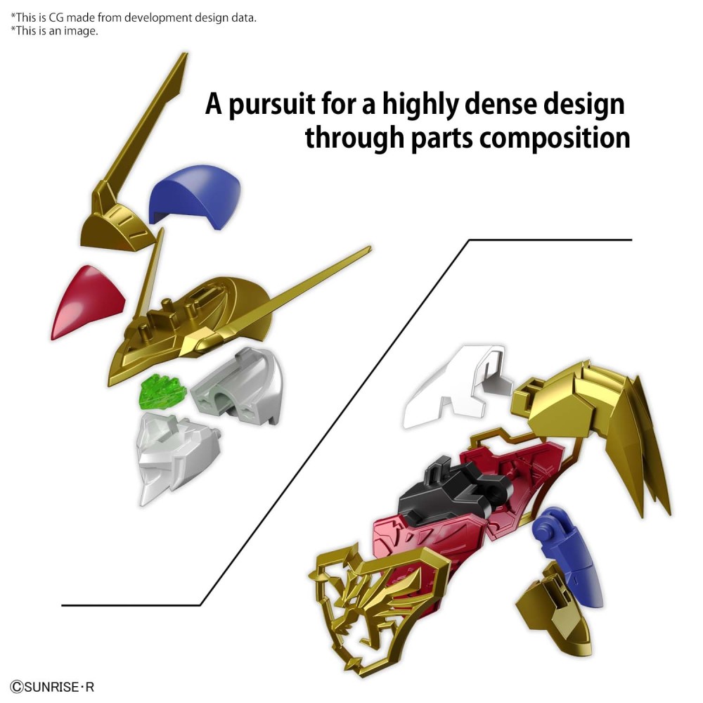 BANDAI HIGH GRADE HG MASHIN HERO WATARU RYUJINMARU AMPLIFIED 1/144 MODEL KIT ACTION FIGURE