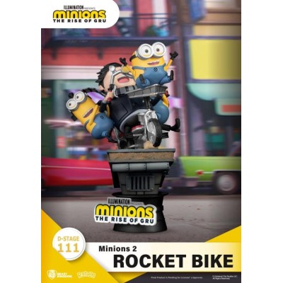 BEAST KINGDOM D-STAGE MINIONS 2 ROCKET BIKE STATUE FIGURE DIORAMA