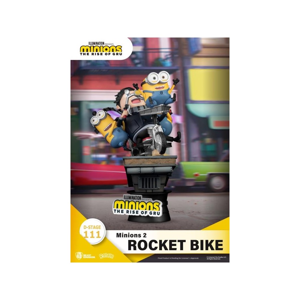D-STAGE MINIONS 2 ROCKET BIKE STATUA FIGURE DIORAMA BEAST KINGDOM