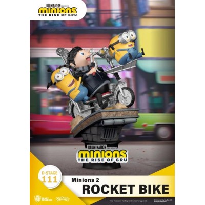 D-STAGE MINIONS 2 ROCKET BIKE STATUA FIGURE DIORAMA BEAST KINGDOM