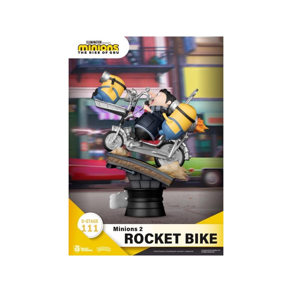 D-STAGE MINIONS 2 ROCKET BIKE STATUA FIGURE DIORAMA BEAST KINGDOM