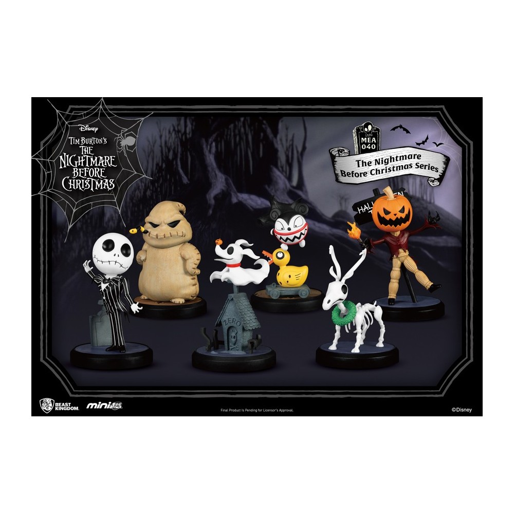 THE NIGHTMARE BEFORE CHRISTMAS MINI EGG ATTACK BOX SET 6 FIGURES BEAST KINGDOM