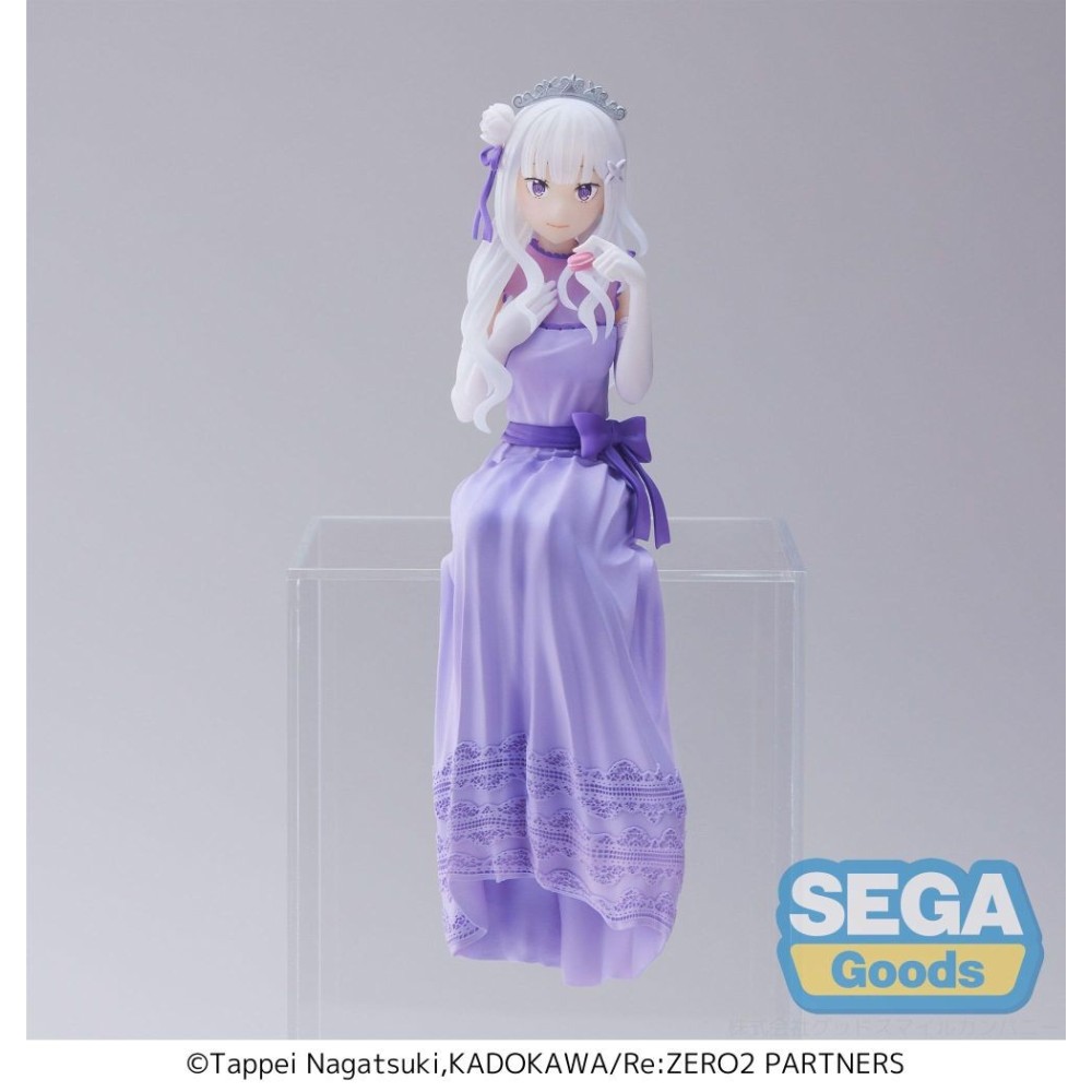 SEGA GOODS RE:ZERO EMILIA PARTY PERCHING SPM STATUE FIGURE