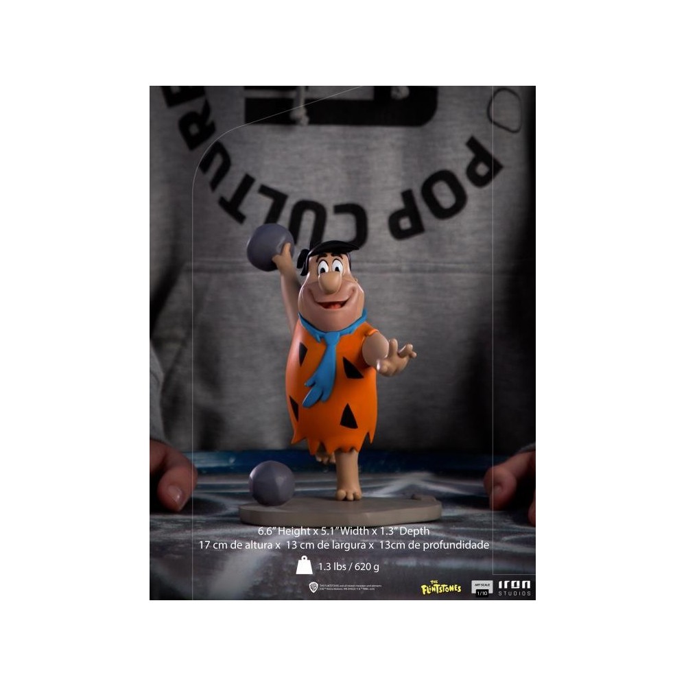 THE FLINTSTONES - FRED FLINTSTONE BDS ART SCALE 1/10 STATUA FIGURE IRON STUDIOS