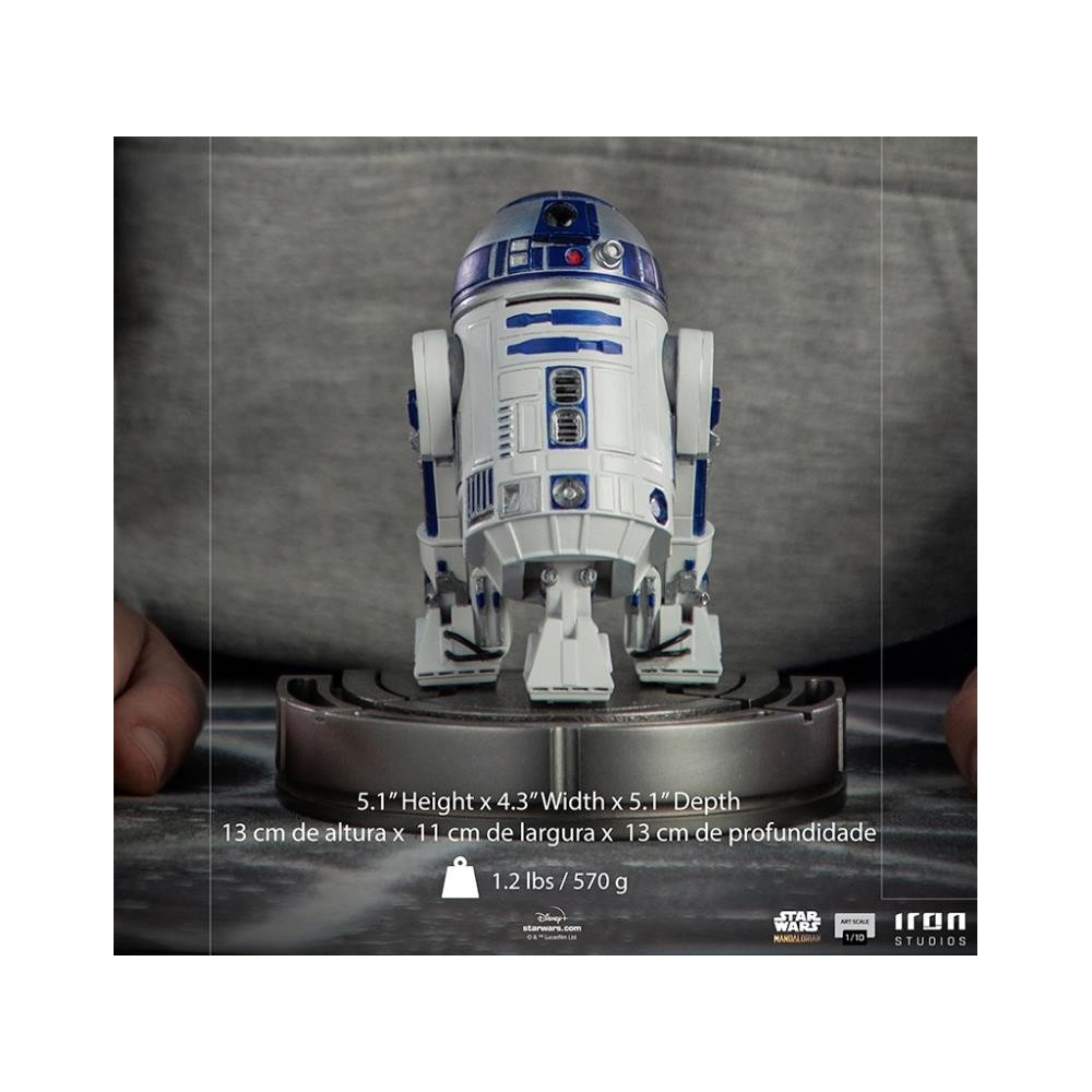 IRON STUDIOS STAR WARS THE MANDALORIAN R2-D2 BDS ART SCALE 1/10 STATUE FIGURE