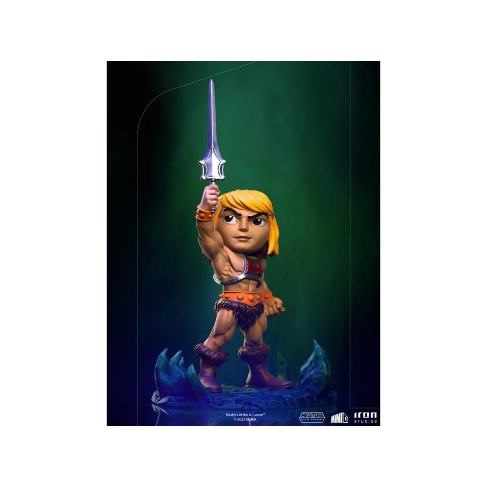 MASTERS OF THE UNIVERSE HE-MAN MINICO FIGURE STATUA IRON STUDIOS