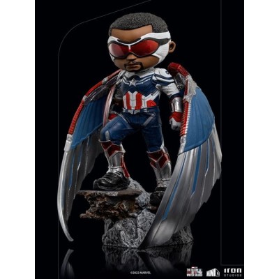 CAPTAIN AMERICA FALCON SAM WILSON MINICO FIGURE STATUA IRON STUDIOS