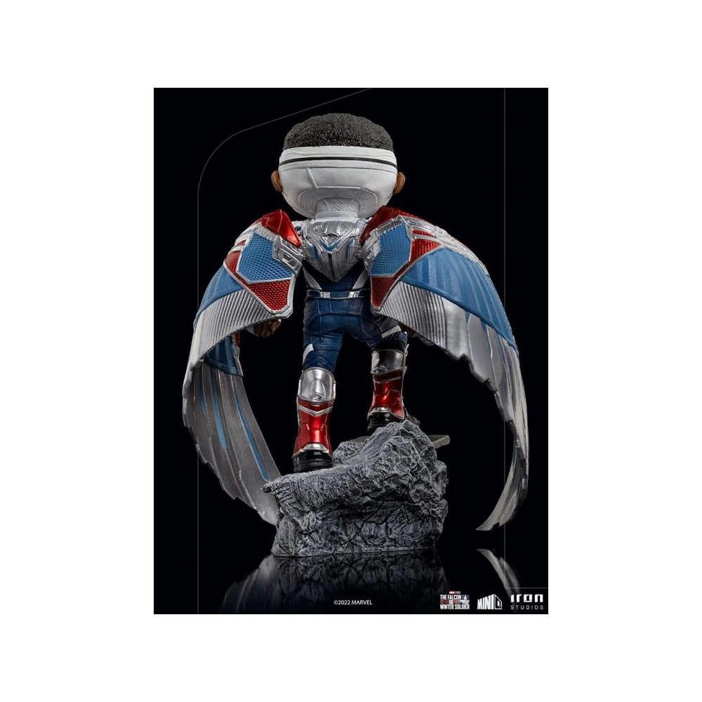 IRON STUDIOS CAPTAIN AMERICA FALCON SAM WILSON MINICO FIGURE STATUE