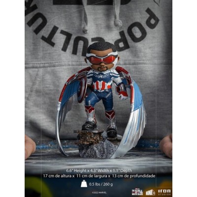 IRON STUDIOS CAPTAIN AMERICA FALCON SAM WILSON MINICO FIGURE STATUE