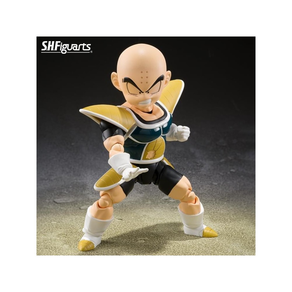DRAGON BALL Z KRILLIN BATTLE ARMOR S.H. FIGUARTS ACTION FIGURE BANDAI