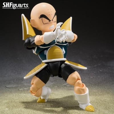 DRAGON BALL Z KRILLIN BATTLE ARMOR S.H. FIGUARTS ACTION FIGURE BANDAI
